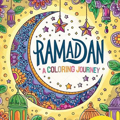Ramadan Eid Mubarak Party Adult Coloring Book Graffiti Painting Book For Muslim Party