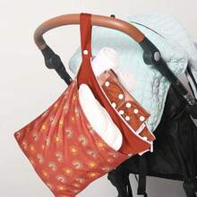 Bolsa para Ropa Mojada, 2 Bolsas para Pañales Mojados y Secos, Bolsa Impermeable para Ropa Mojada de Bebé con Doble Cremallera para Pañales, Ropa Sucia, Salidas, Natación, Baño (Rojo 2 Pcs),40970569 - Azul y blanco - Ver 6