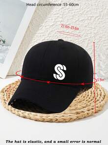 1pc Unisex Wide Brim Stylish Personalized Outdoor Sports Copper Buckle Adjustable Beach Solid Color Casual Street Polyester Patchwork Soft Top Rigid Brim Baseball Cap, Spring/Summer/Autumn/Winter - Multicolor - View 9