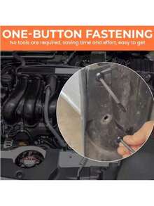 20/10 piezas Bridas universales y botones, bridas de cable autobloqueantes, correas de sujeción de cables, clips de cable universales autobloqueantes, bridas de plástico de sujeción, bridas de cable para el espacio entre el cinturón y el coche, clips de sujeción multifunción, para fijar el motor, el forro, las cubiertas del panel interior del maletero - Bridas para cables - Ver 7