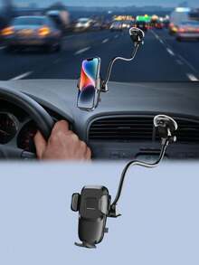 1个通用型卡车/厢式货车手机支架，14英寸柔性软管臂，强力吸盘，360°旋转，单手操作，加固注塑，稳定性强 - 手機支架 - 查看 10