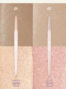 Colorgram 1pc Warm-Toned Highlighter Stick | Silky Long-Lasting Highlighter & Contour Stick, Smudge-Proof, Radiant Daily Makeup | Korean Makeup Highlighter & Luminizer 0.35g/0.01oz., Korean Cosmetics - 01 - 查看 8
