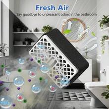 Filtro desodorante THU9476 compatible con TOTO Washlet S300, S350E, C100, C200, 700H, S500E, 700H, cartucho desodorante de alta eficiencia para inodoros de baño, paquete de 4 (no compatible con THU6474) - Negro - Ver 6