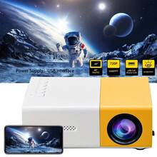 1080P Portable Projector - Compact Box Design, Quiet Operation, Multi-Device Support (USB/Wireless/3.5mm Audio), Ideal For Camping, RV, Home And Office - Great Gift Choice, Car Camping Accessory, Versatile Connectivity, Fashionable Modern Style, High-Quality Display