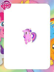 MY LITTLE PONY 1/6 件装全新小马宝莉卡通人物合金吊坠胸针，可爱小马包括萍琪派、云宝黛西、暮光闪闪、柔柔、瑞瑞，可作服装、书包配饰，珐琅徽章，是闺蜜聚会的完美装饰，也是经济实惠的日常艺术装饰品。 - A - 查看 8