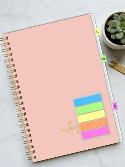 1pc Minimalist Planner Notebook, Size 8.5" X 5.5", Daily Schedule Diary, Suitable For Meeting Notes, School Timetable And Work Plan, Office Supplies Desktop Decor