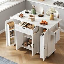 Cabinets - White + MDF + European - View 1