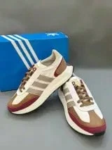 阿迪达斯 (ADIDAS) Adidas Originals Retropy E5 柔软舒适、防滑耐穿、低帮休闲鞋、男女通用、棕色 RETROPY E5 鞋款、经典运动鞋 - 酒紅色 - 查看 4