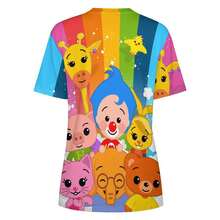 Plim Plim  Casual Crew Neck T-Shirt For Women - Lightweight Short Sleeve Summer Top, Stretch Soft Fabric, Relaxed Fit For Daily Wear - 黑色 - 查看 5