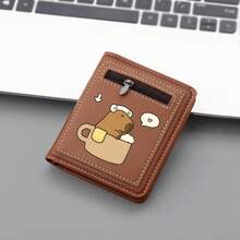 Women Wallet & Check Holder - Coffee Brown-01 - View 4