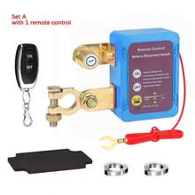 12V Battery Master Disconnect Switch, Battery Master Switch With Remote, Heavy Duty Car Battery Kill Switch, 240A 433MHz - A - View 15