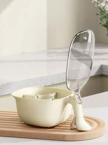 1pc 4-Grid Kitchen Seasoning Box, Household Condiment Jar Set, Integrated Spice, Salt, Sugar Storage Containers - Multicolor - View 1