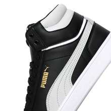Unisex Puma Shuffle Mid WTR Comfortable Lightweight Casual Sneakers 385551-02 - Black - Puma White - Light Gray - Gold - View 8