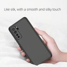 A Black Sand-Textured Product, Suitable For Various Models Including Redmi Phones, Such As Redmi Note 14 4G, Redmi Note 13 Pro+, Redmi Note 9T, Redmi A4, Redmi 12C, Redmi 11A, Redmi 9T, Etc. It Has Shock Resistance And Anti-Drop Functions. - Black - View 2