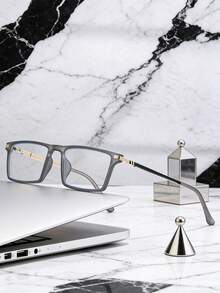 1副时尚轻便无度数眼镜，适合日常佩戴 - 無色 - 查看 7