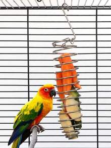 Bird Feeder, Vegetable & Fruit Rack Tray For Parrots And Quails, Pet Bird Feeder, Daily Feeding Tool, Pet Rearing Essential - one-size - View 3