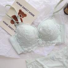 Women Sexy Lingerie Sets - Light Green Suit - View 2