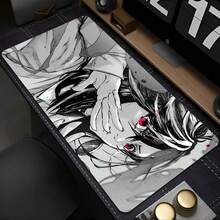 Mouse Pad PC Gaming Accessories Mousepad Anime Dandadan Ayase Momo Takakura Ken Seiko Desk Mat Laptop Black And White Table Mat - TK-0000014532 - 查看 15