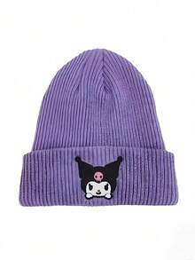 Sanrio Hello Kitty, Korean Cute Embroidery, Kitty Cat Knitted Hat, Women's Autumn And Winter Warm Ear-Protecting Woolen Hat, Headscarf, Cold Hat, Valentine's Day Gift - Multicolor - View 10