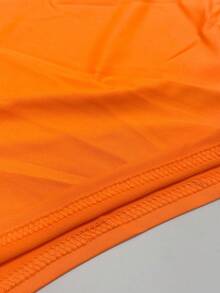 2026 New Solid Color Women Lightweight Sheer Wrap Dress Beach Cover Up Maxi Dress, Milk Silk Polyester Fabric - Orange - View 7