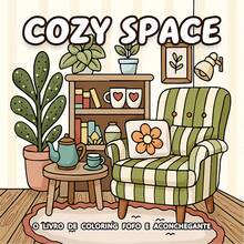 GDTME ESPACIO ACOGEDOR: Libro para colorear de artículos lindos, 24 páginas impresas por un solo lado, incluye muchos artículos adorables de uso diario y decoración del hogar, adecuado para adultos y adolescentes, de vuelta a la escuela, Día de la Madre, Día del Padre, regalo de Pascua, artículos de papelería, tamaño 7.9 X 7.9 pulgadas - Espacio confortable - Ver 13