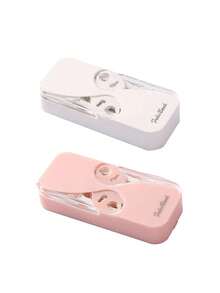 6pcs Portable Toothpick Holder, Automatic Pop-Up Toothpick Storage Box, Keeps Your Toothpicks Clean And Organized! This Convenient Portable Holder Is A Must-Have For Travel, Suitable For Beach Vacations, Summer Trips, And Back-To-School Season. - Multicolor - View 21