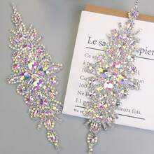Crystal Glass Diamond High-End Handmade Rhinestone Sticker, Bridal Waist Belt, Hot Melt Glue Diamond Sticker, Wedding Decoration, Bridal Accessories, DIY Craft Supplies - Multicolor - View 11