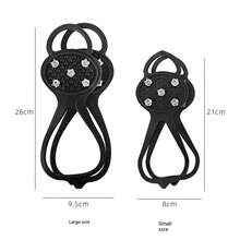 1 đôi giày leo núi cắm trại chống trượt 5 răng, giày bảo hộ mùa đông, crampon chuyên nghiệp đa năng - Giày chống trượt Crampon - Xem 2