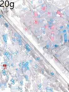 Blue Series Atmosphere Limited Edition Ins Style Glass Rice Bead Beads Scattered Beads DIY Handmade Bead Bracelet Necklace Matching - Multicolor - View 25