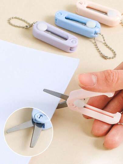 1 Piece Clear Stainless Steel Scissors, 3 Sizes Available Clear Stainless Steel Scissors,Simple Multipurpose Art Scissors For Office, School, And Back To School At Home