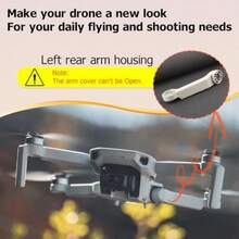 Carcasa de brazo para  Mavic Mini 2 brazos de repuesto para  Mini/Mini SE/Mini 4K Drone Accesorios piezas con herramientas de reparación cubierta del brazo delantero derecho - Cubierta del brazo trasero izquierdo - Ver 4