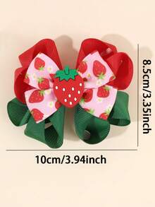 2 chiếc kẹp tóc hình quả dâu tây dễ thương dành cho bé gái, kẹp tóc trang trí hình dâu tây tinh tế, kẹp tóc ruy băng màu dâu tây, kẹp cá sấu, phù hợp cho sử dụng hàng ngày, tiệc sinh nhật và trang phục mùa hè. - Nhiều màu - Xem 7