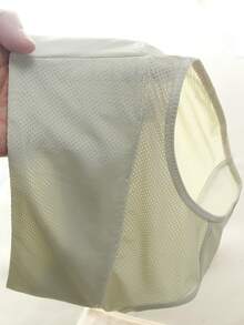 Bộ 5 quần lót bikini nữ màu trơn, cạp trung, chất liệu lưới polyester, thoải mái, thoáng khí, kiểu dáng tối giản, co giãn, phù hợp cho thể thao, tập thể dục, sinh hoạt hàng ngày, bộ đồ lót. - Nhiều màu - Xem 8
