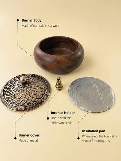 Bộ 2 lư hương bằng gỗ nguyên khối/1 lư hương, máy khuếch tán hương thơm phong cách Zen Trung Đông cổ điển. Thích hợp trang trí nhà cửa, phòng ngủ, phòng khách, văn phòng, không gian yoga, tiệc tùng, phòng học, trang trí tiệc trà. Có thể dùng làm lư hương trầm hương cổ điển, vật trang trí phòng khách, quà tặng tựu trường, quà tốt nghiệp, quà lưu niệm, quà tặng ngày Valentine, quà cưới, quà Eid, trang trí Eid, ưu đãi đặc biệt Ramadan, quà tặng Eid, lời chúc Ramadan, Ramadan > Mẫu.