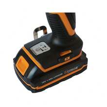 OISE ART STORE Trapano Avvitatore Percussione 2 Batterie Litio 18v 1.5a + Valigia + Accessori - - Multicolore - Visualizzare 3