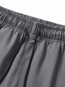 Pantaloni scurți cargo pentru bărbați noi pentru vară și pantaloni scurți sport lejeri, de lungime medie, pantaloni casual pentru bărbați în timpul verii - Gri - Vizualizare 5