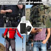Tactical Waist Bag, Men's Military Elastic Nylon Belt, Suitable For Hiking And Combat, With Quick-Release Buckle - Multicolor - View 3