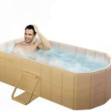 Portable Foldable Bathtub, No Installation Required, For Hot And Ice Baths, Indoor & Outdoor Use, Ideal For Spontaneous Relaxation Moments - 1.2M - View 4