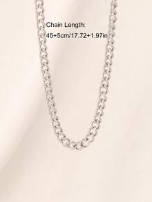 100厘米不锈钢侧链项链，简约18K镀金项链，男女皆宜 - 項鍊 - 查看 20