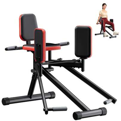 GCCSJ Legs And Glute Trainer,4-Level Hip LegsGlute Trainer - 6-Adjustable Leg Stretcher 350LBS, Heavy-Duty Steel Home Gym Equipment, Unisex Thigh/Butt Shaping Trainer For Outer Thigh Toning & Firm Glutes,Suitable For Home Gym Use; A Buttock-Shaping Workout For Women, The Perfect Christmas Gift For Your Girlfriend Or Mother.