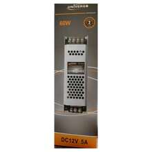 OISE ART STORE Trasformatore Alimentatore Stabilizzato Slim Dc 12v 5a 60 W Strip Led S-12v-60w - - Multicolore - Visualizzare 3