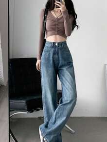 Women Jeans - Blue - View 4