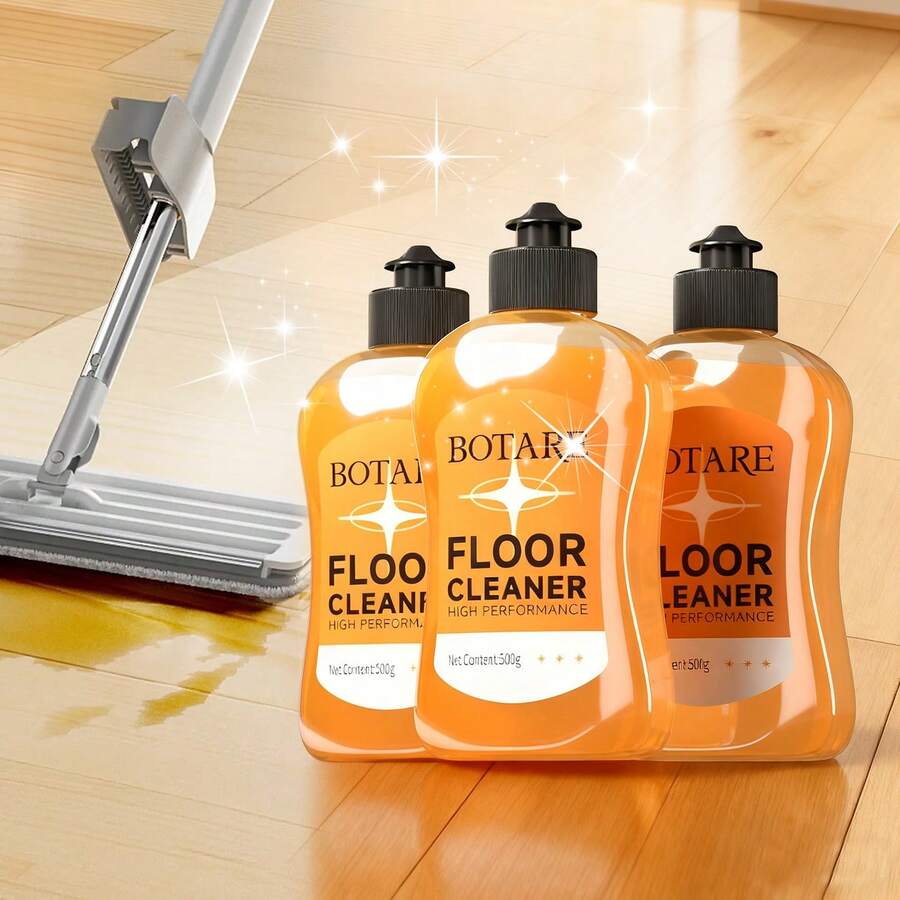 BOTARE Floor Cleaner - Deep Cleaning, No Residue, Quick Drying, For Pets/Children On All Floors! Suitable For Mops, Steam Mops And Sprayers - Dung tích 17,6 fl oz (3 chai) - Xem 1