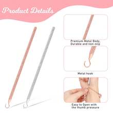 2pcs Bracelet Fastener Auxiliary Tool, New Hook Style Bracelet Companion Won't Damage Jewelry, Jewelry Clasp Auxiliary Wearing Tool - 2-pack - View 5