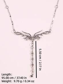 1 pieza Elegante y sexy cadena corporal minimalista con flecos y cristales, adecuada para uso diario, festivales, fiestas, joyería corporal de mujer, cadena para la cintura - Multicolor - Ver 8