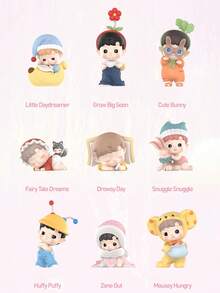 HACIPUPU "My Little World" Series Collectible Statue, HACIPUPU Figure Model Toy Blind Box, Exquisite Decorative Ornament, Display Case Collectible, Theme Party Decoration, Birthday And Christmas Gift - Multicolor - View 2