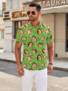 Customized Shirt, Personalized Shirt With Custom Designs Such As Portrait, Family Members, Pets, Cartoon, Holiday Themes - Multicolor - View 3