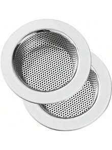 2Pcs Kitchen Sink Strainer Stainless Steel, Kitchen Sink Drain Strainer, Sink Strainers For Kitchen Sinks With Large Wide Rim 4.5" Diameter - Silver - View 10