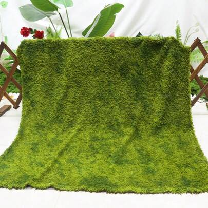 Thảm rêu giả trông như thật, thảm cỏ mềm mại, cỏ nhân tạo sợi polyester, có thể giặt và tái sử dụng, thích hợp để trang trí trong nhà/trang trí bệ cửa sổ/trang trí cảnh quan nhân tạo/trang trí tiệc sinh nhật và đám cưới.
