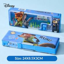Disney Zootopia Quicksand Pencil Case, Large Capacity Student Stationery Box, Multifunctional Double-Layer Pencil Box - Single Piece - View 10